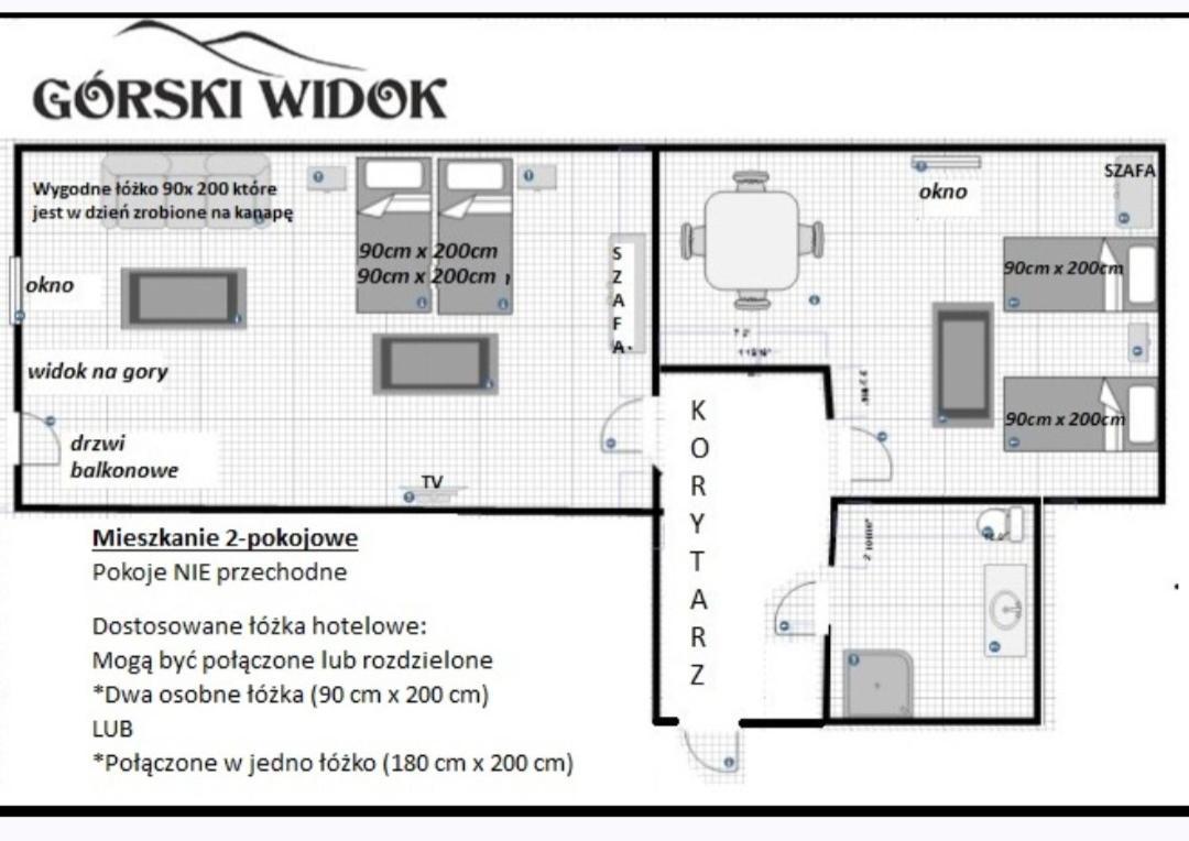 Gorski Widok Karpacz Apartamenty I Pokoje- Salon Kominkowy Экстерьер фото