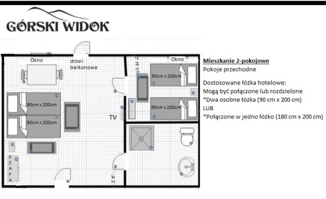 Gorski Widok Karpacz Apartamenty I Pokoje- Salon Kominkowy Экстерьер фото