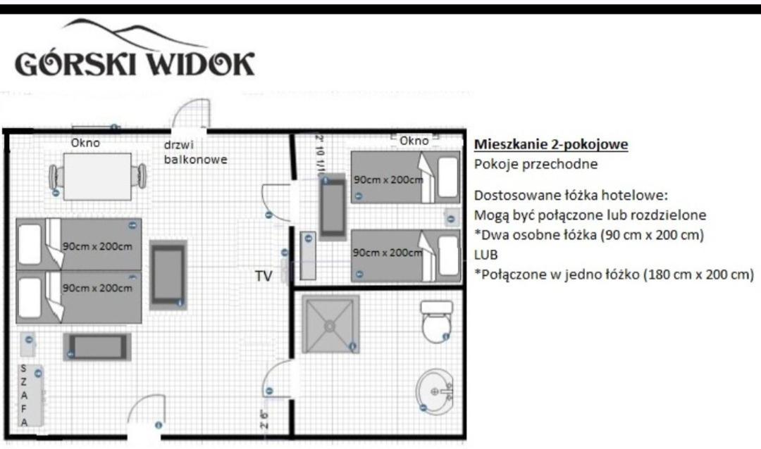 Gorski Widok Karpacz Apartamenty I Pokoje- Salon Kominkowy Номер фото
